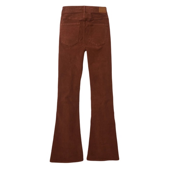 5/25$ BNWOT Brown high waisted 70s corduroy pants | American Eagle - Picture 7 of 8